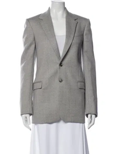 Pre-owned Wardrobe.nyc Virgin Wool Blazer In Gray