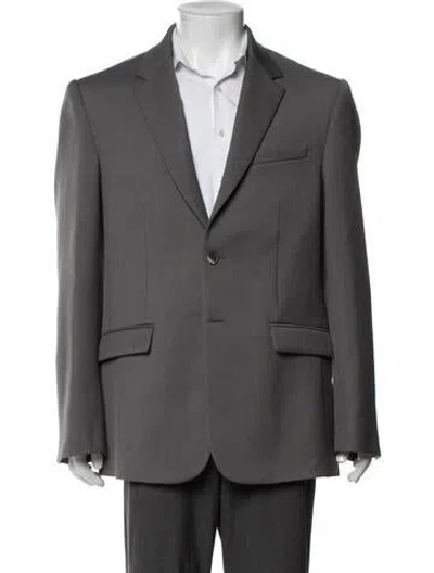 Pre-owned Wardrobe.nyc Virgin Wool Blazer In Grey