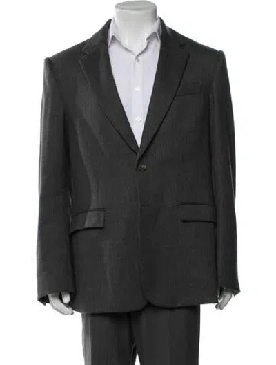 Pre-owned Wardrobe.nyc Virgin Wool Blazer In Grey