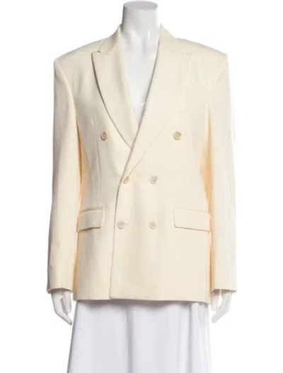 Pre-owned Wardrobe.nyc Virgin Wool Blazer In Neutral