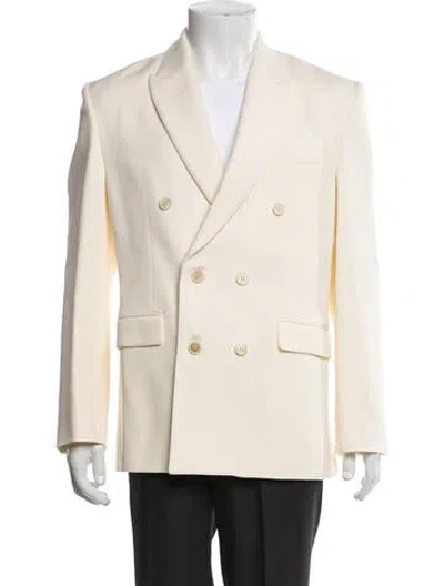 Pre-owned Wardrobe.nyc Virgin Wool Blazer In Neutral