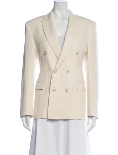Pre-owned Wardrobe.nyc Virgin Wool Blazer In Neutral