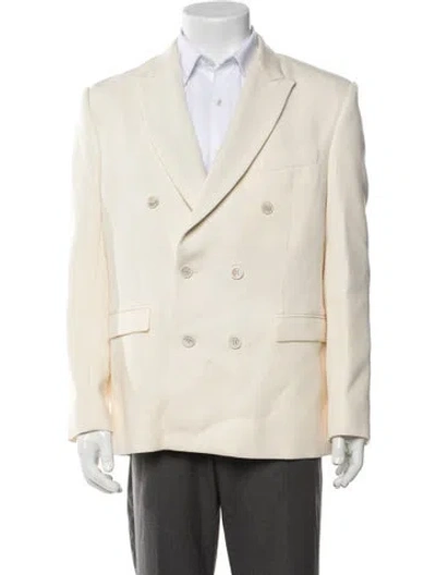 Pre-owned Wardrobe.nyc Virgin Wool Blazer In Neutrals