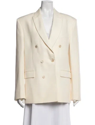 Pre-owned Wardrobe.nyc Virgin Wool Blazer In Neutrals