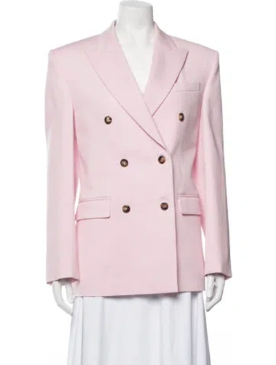 Pre-owned Wardrobe.nyc Virgin Wool Blazer In Pink