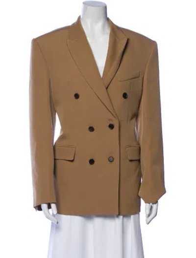 Pre-owned Wardrobe.nyc Virgin Wool Blazer W/ Tags In Brown