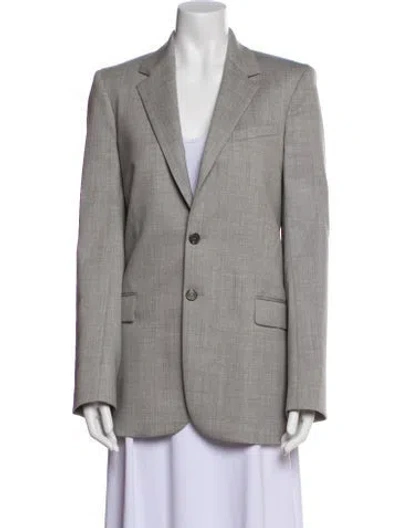 Pre-owned Wardrobe.nyc Virgin Wool Blazer W/ Tags In Gray