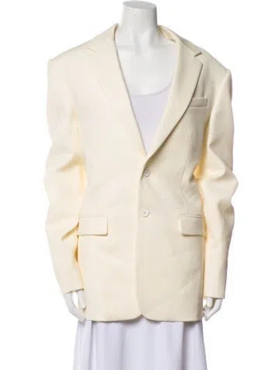 Pre-owned Wardrobe.nyc Virgin Wool Blazer W/ Tags In Neutral