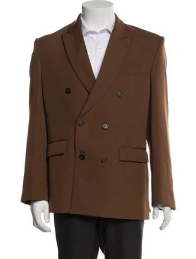 Pre-owned Wardrobe.nyc Virgin Wool Coat In Brown