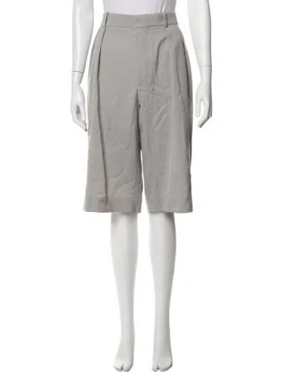 Pre-owned Wardrobe.nyc Virgin Wool Knee-length Shorts In Grey