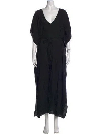 Pre-owned Wardrobe.nyc Virgin Wool Long Dress In Black