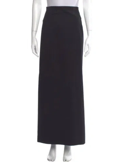 Pre-owned Wardrobe.nyc Virgin Wool Long Skirt W/ Tags In Black