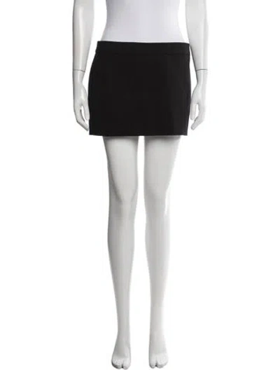 Pre-owned Wardrobe.nyc Virgin Wool Mini Skirt In Blue