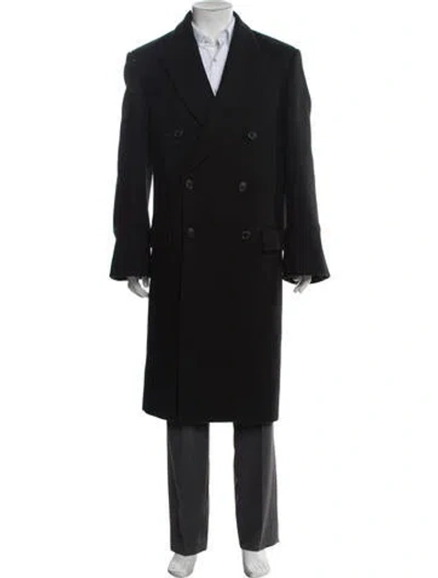 Pre-owned Wardrobe.nyc Virgin Wool Peacoat In Black