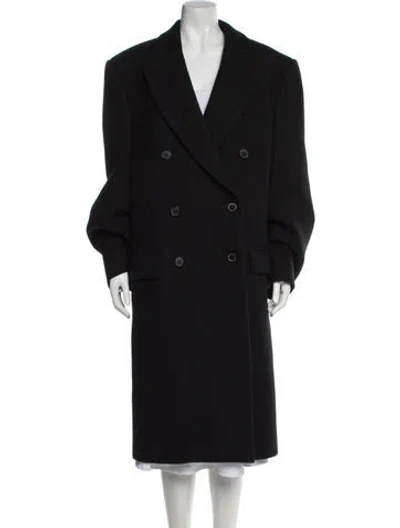 Pre-owned Wardrobe.nyc Virgin Wool Peacoat In Black