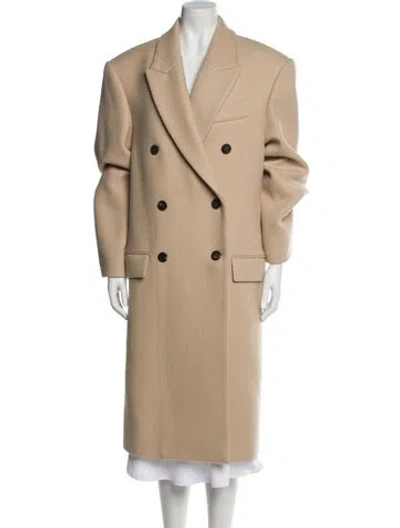 Pre-owned Wardrobe.nyc Virgin Wool Peacoat In Brown