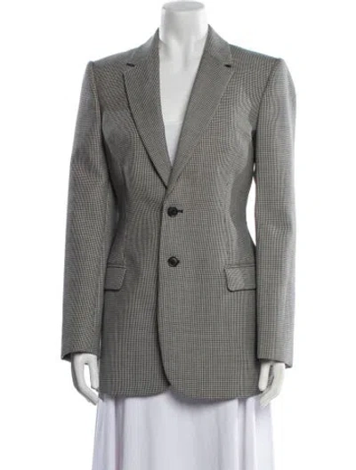 Pre-owned Wardrobe.nyc Virgin Wool Polka Dot Print Blazer W/ Tags In Black