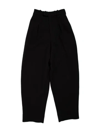 Pre-owned Wardrobe.nyc Virgin Wool Straight Leg Pants In Black