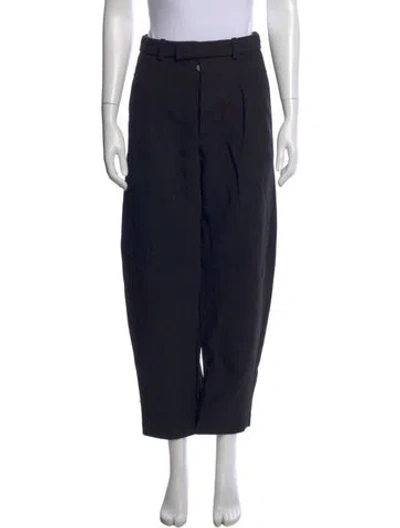 Pre-owned Wardrobe.nyc Virgin Wool Straight Leg Pants In Black