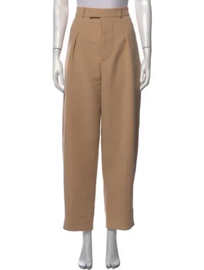 Pre-owned Wardrobe.nyc Virgin Wool Straight Leg Pants In Brown