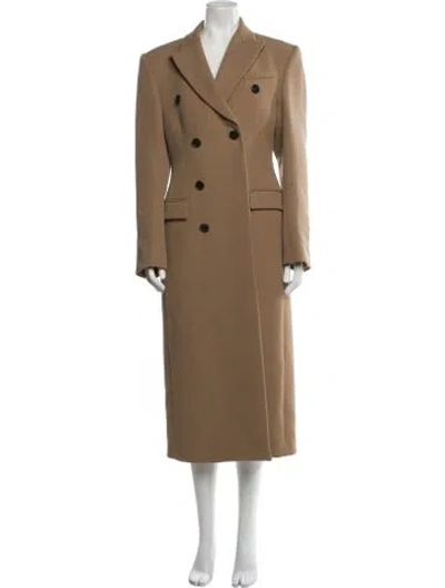Pre-owned Wardrobe.nyc Virgin Wool Trench Coat W/ Tags In Brown