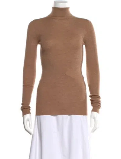 Pre-owned Wardrobe.nyc Virgin Wool Turtleneck Sweater In Brown
