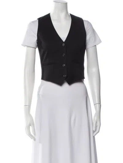 Pre-owned Wardrobe.nyc Virgin Wool Vest In Black