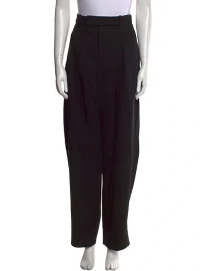 Pre-owned Wardrobe.nyc Virgin Wool Wide Leg Pants In Black