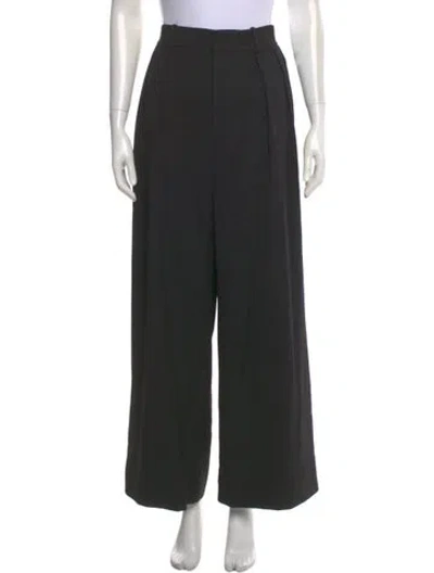 Pre-owned Wardrobe.nyc Virgin Wool Wide Leg Pants In Black