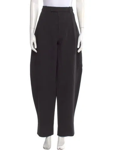 Pre-owned Wardrobe.nyc Virgin Wool Wide Leg Pants In Black