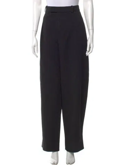 Pre-owned Wardrobe.nyc Virgin Wool Wide Leg Pants In Black