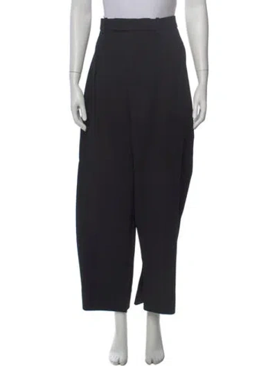 Pre-owned Wardrobe.nyc Virgin Wool Wide Leg Pants In Black