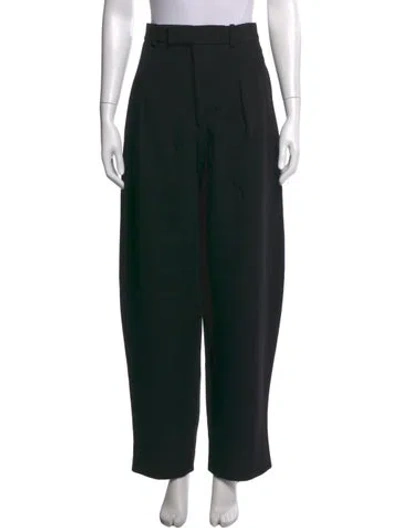 Pre-owned Wardrobe.nyc Virgin Wool Wide Leg Pants In Black