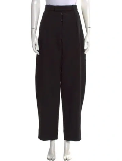 Pre-owned Wardrobe.nyc Virgin Wool Wide Leg Pants In Black