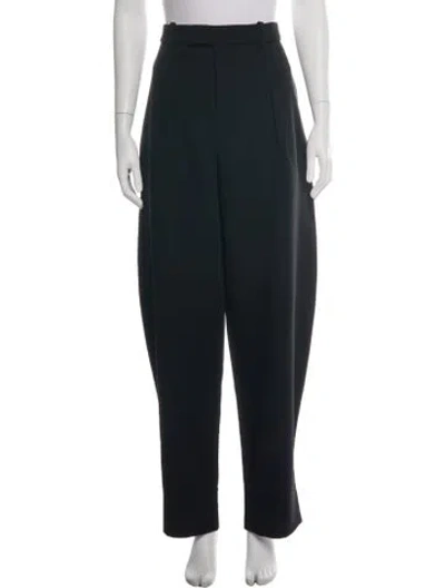 Pre-owned Wardrobe.nyc Virgin Wool Wide Leg Pants In Black