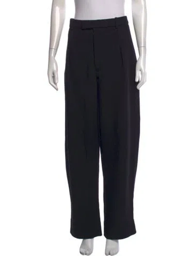 Pre-owned Wardrobe.nyc Virgin Wool Wide Leg Pants In Black