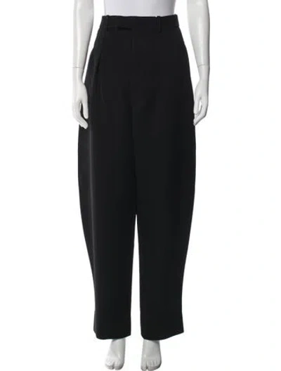 Pre-owned Wardrobe.nyc Virgin Wool Wide Leg Pants In Black