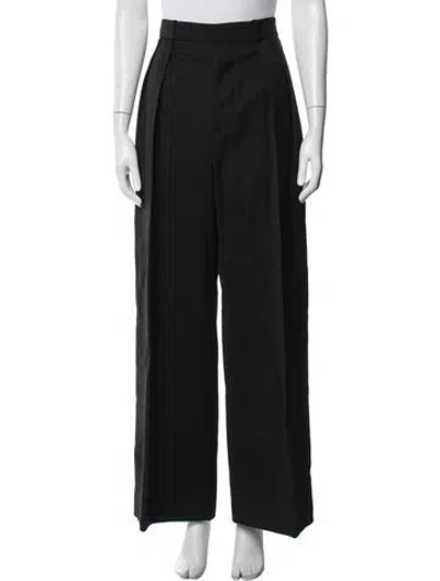 Pre-owned Wardrobe.nyc Virgin Wool Wide Leg Pants In Blue