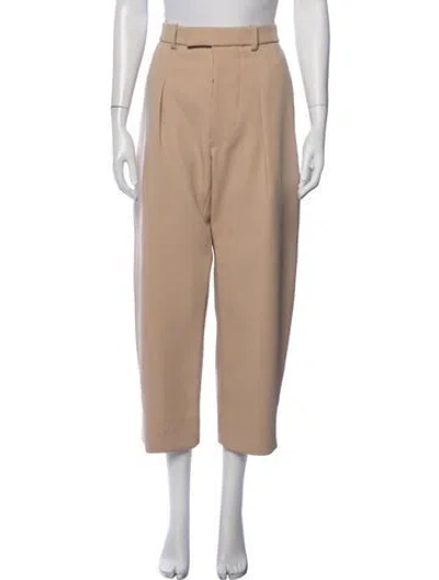 Pre-owned Wardrobe.nyc Virgin Wool Wide Leg Pants In Brown