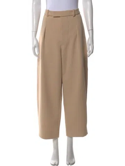 Pre-owned Wardrobe.nyc Virgin Wool Wide Leg Pants In Neutral