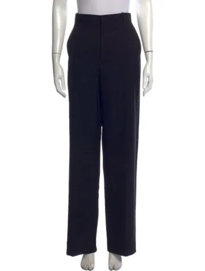 Pre-owned Wardrobe.nyc Virgin Wool Wide Leg Pants W/ Tags In Black