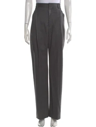 Pre-owned Wardrobe.nyc Virgin Wool Wide Leg Pants W/ Tags In Gray