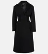 Wardrobe.nyc Wardrobe. Nyc Bonded Single Breasted Coat Black In Black