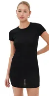 Wardrobe.nyc Wardrobe. Nyc Cap Sleeve Mini Dress Black