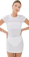 Wardrobe.nyc Wardrobe. Nyc Cap Sleeve Mini Dress White In White