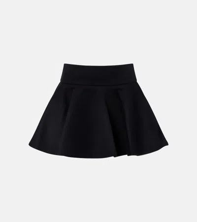 Wardrobe.nyc Wardrobe. Nyc Circle Wool Miniskirt In Black