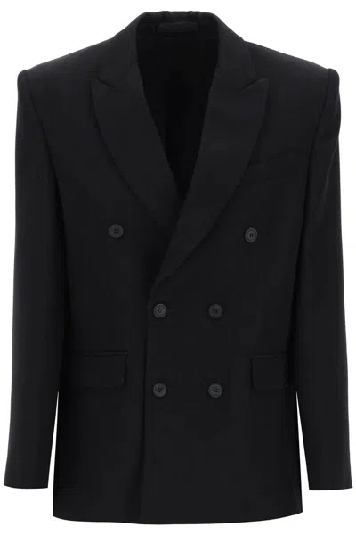 Wardrobe.nyc Double-breasted Blazer In Black