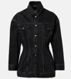 Wardrobe.nyc Wardrobe. Nyc Contour Denim Jacket In Black