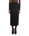 Wardrobe.nyc Wardrobe. Nyc Contour Midi Skirt In Black