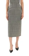 Wardrobe.nyc Wardrobe. Nyc Contour Midi Skirt Prince Of Wales In Prince Of Wales